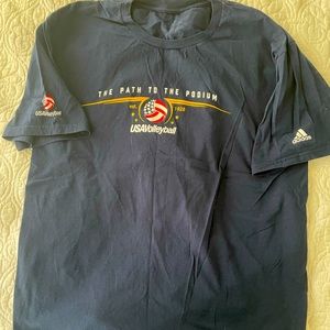 Adidas XL USA navy T-shirt